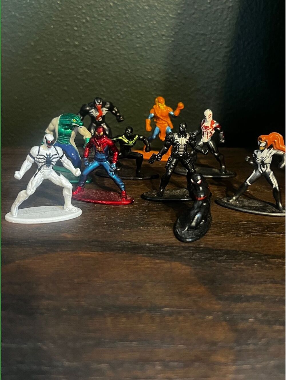 Jada Toys Marvel Spider-Man Nano Metalfigs Die Cast Figure Lot of 10 Venom